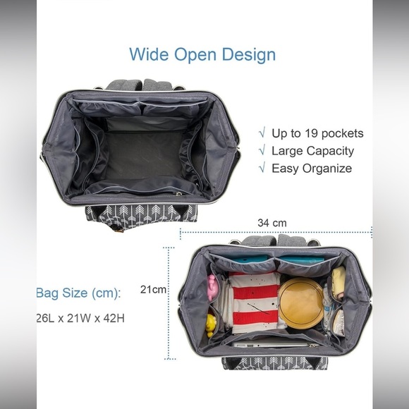 Baby Diaper Bag Backpack/ Baby Backpack - Picture 3 of 4